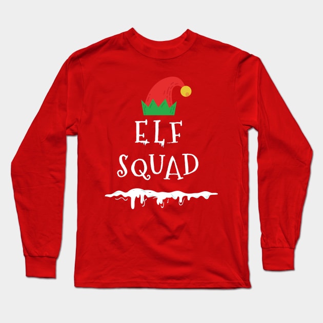 Elf Squad Long Sleeve T-Shirt by PopCycle